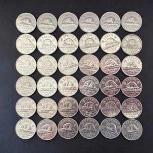 36 - 1980 Canada Nickels